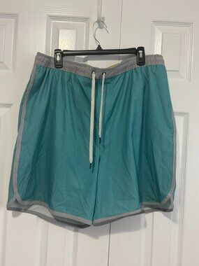 Sonoma Mens XXL Turquoise and Gray Shorts